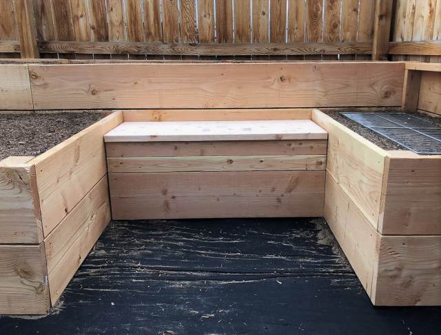 How To Build Raised Garden Beds With Storage The Bonus Space